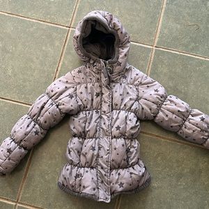 Girls lands end size 5/6 very warm winter coat